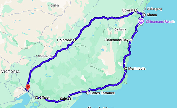 2026 Tour route